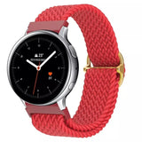 Punottu Nailonranneke 20mm - Punainen