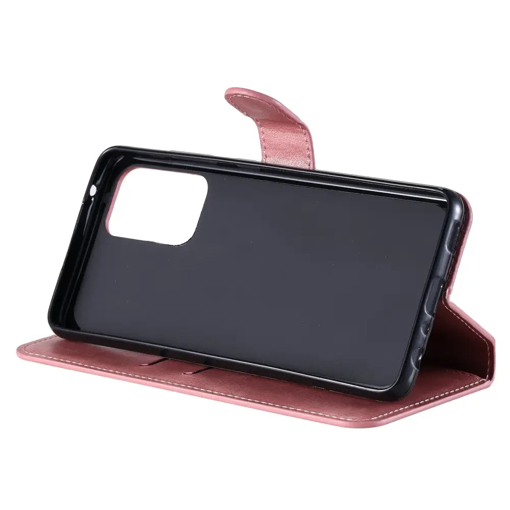 Samsung A52 / A52s Lompakko Suojakotelo Ruusukulta