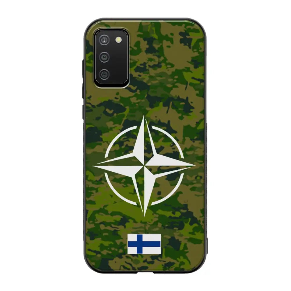 Samsung Galaxy A02s nato suojakuoret - Camo Suomi - Ei