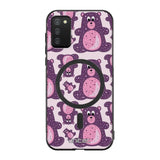 Samsung Galaxy A02s suojakuoret - Purple Teddy Bear