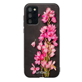 Samsung Galaxy A03s kukka suojakuoret - Pink Flowers - Ei