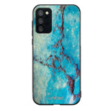 Samsung Galaxy A03s marmori suojakuoret - Turquoise Marble - Ei
