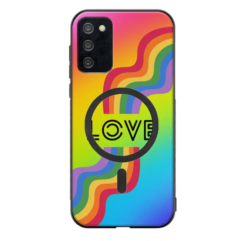 Samsung Galaxy A03s pride suojakuoret - Love