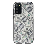 Samsung Galaxy A03s seteli suojakuoret - Dollarit - Ei