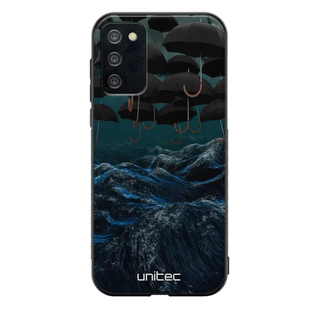 Samsung Galaxy A03s suojakuoret - Umbrella Storm - Ei
