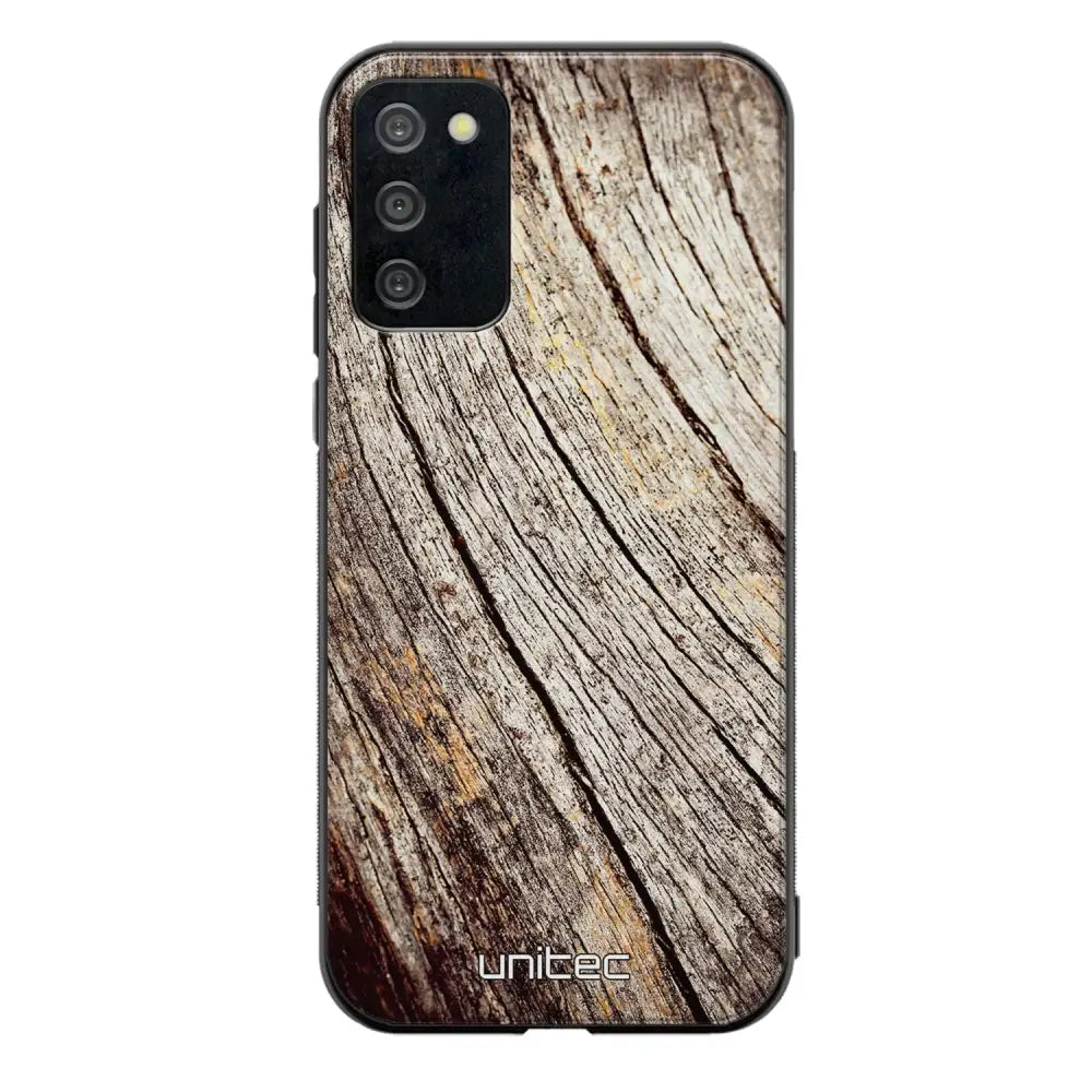 Samsung Galaxy A03s suojakuoret - Wooden Stump - Ei