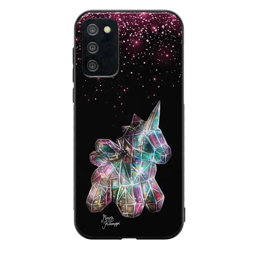 Samsung Galaxy A03s unicorn suojakuoret - Pinkki - Noora Kämppi - Ei