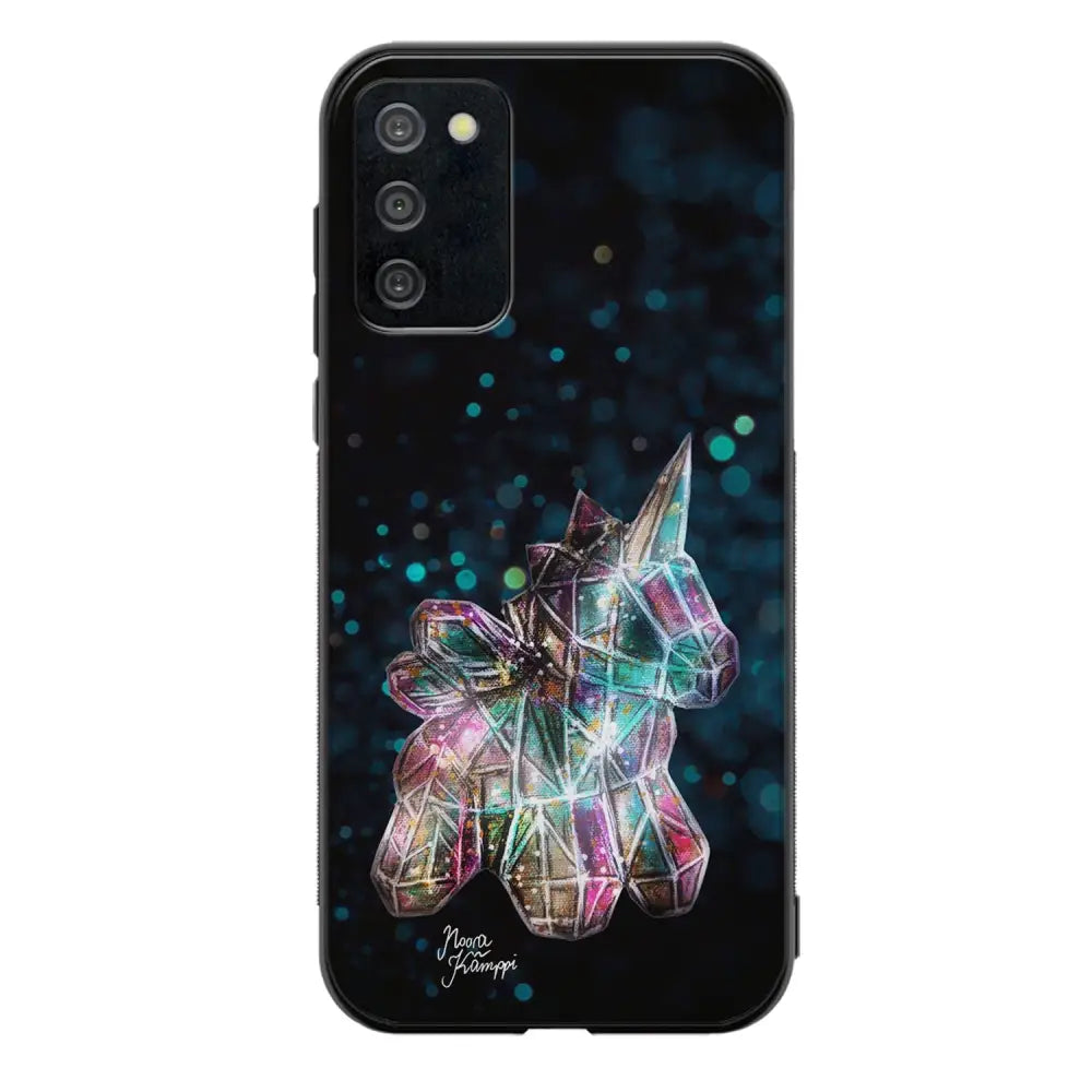 Samsung Galaxy A03s unicorn suojakuoret - Sininen - Noora Kämppi - Ei
