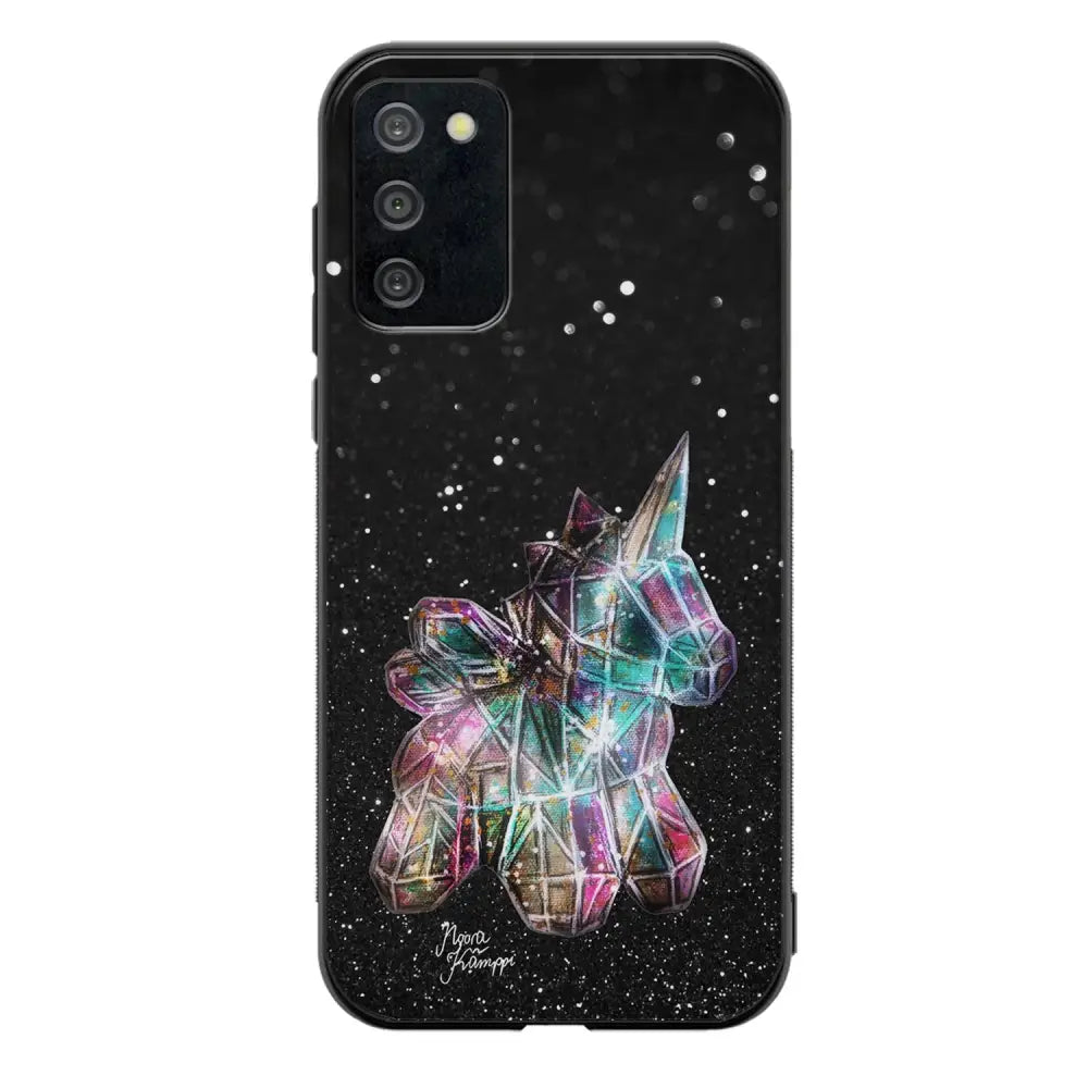 Samsung Galaxy A03s unicorn suojakuoret - Valkoinen - Noora Kämppi - Ei
