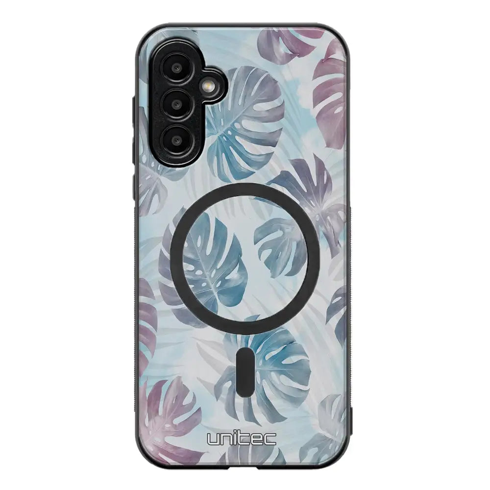 Samsung Galaxy A04s kukka suojakuoret - Monstera Texture