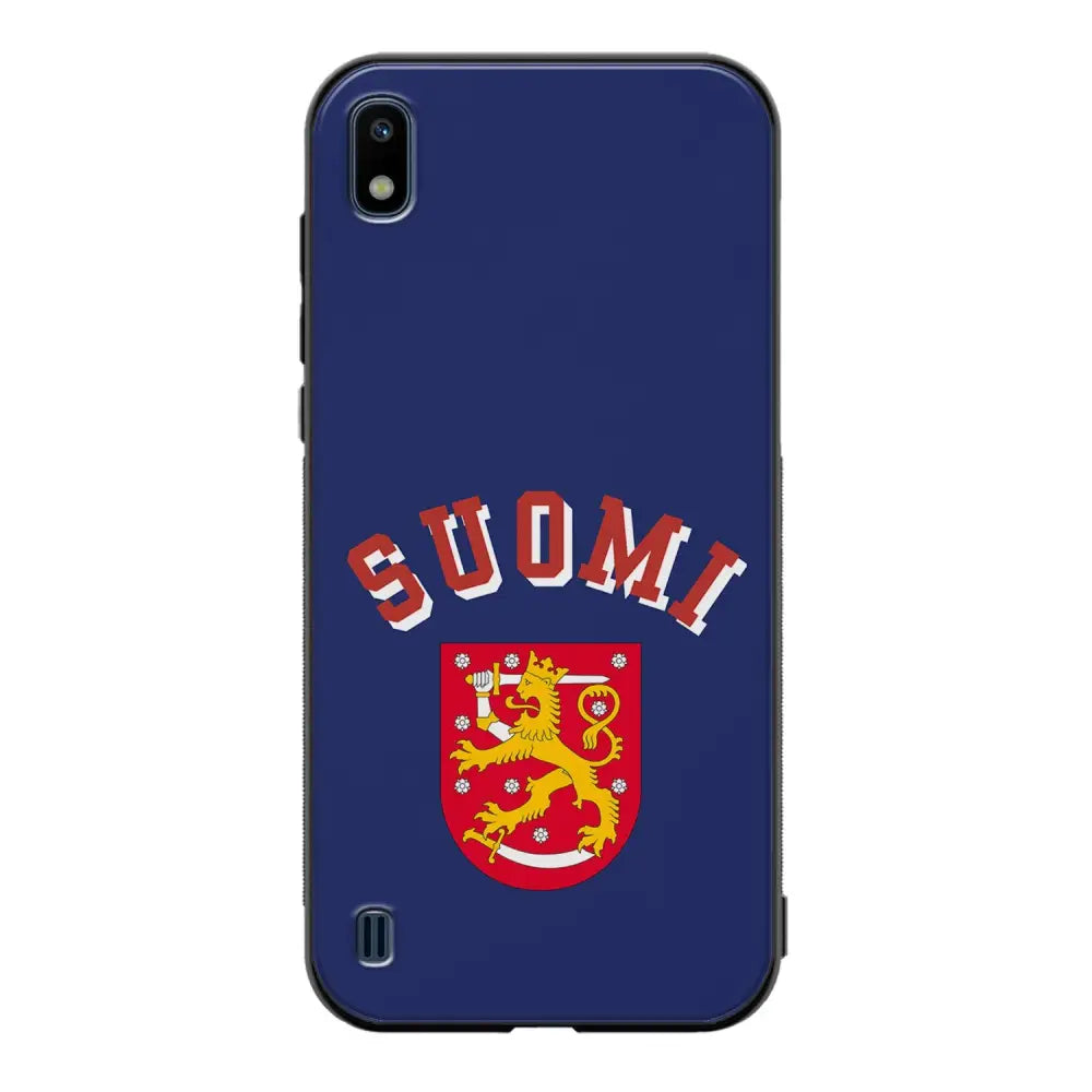 Samsung Galaxy A10 jääkiekko suojakuoret - Leijonat Suomi - Ei