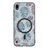 Samsung Galaxy A10 kukka suojakuoret - Monstera Texture