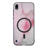 Samsung Galaxy A10 marmori suojakuoret - Pink Pok Rie