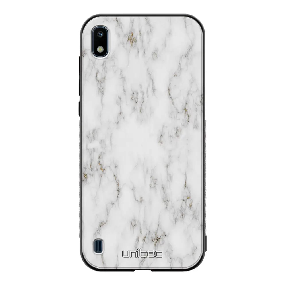 Samsung Galaxy A10 marmori suojakuoret - White Marble - Ei