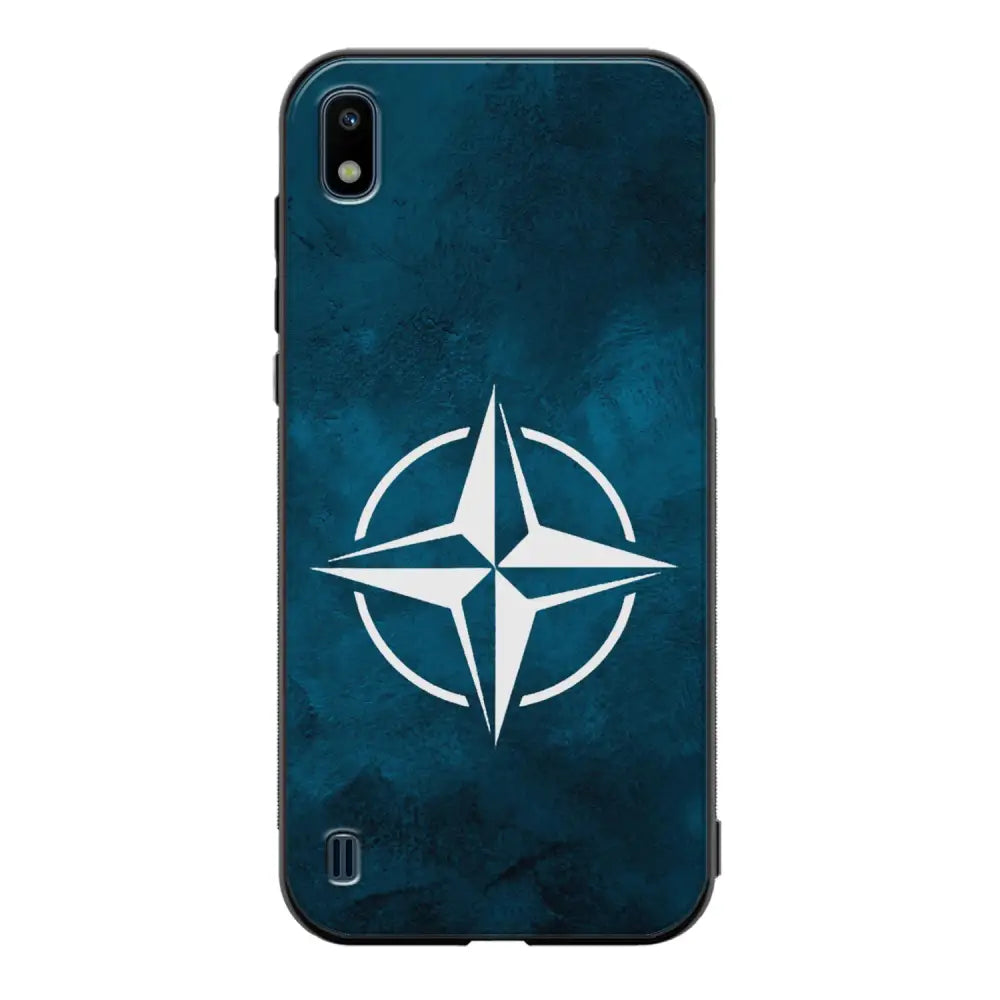 Samsung Galaxy A10 nato suojakuoret - Sininen - Ei