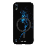 Samsung Galaxy A10 suojakuoret - Blue Smoke On Black