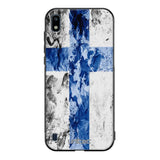 Samsung Galaxy A10 suojakuoret - Painted Finnish Flag - Ei