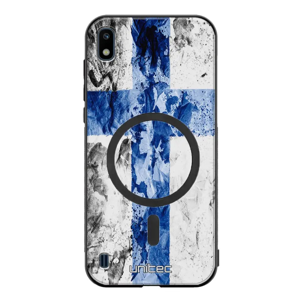 Samsung Galaxy A10 suojakuoret - Painted Finnish Flag