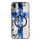 Samsung Galaxy A10 suojakuoret - Painted Finnish Flag