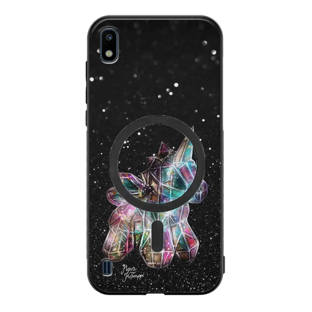 Samsung Galaxy A10 unicorn suojakuoret - Valkoinen - Noora Kämppi