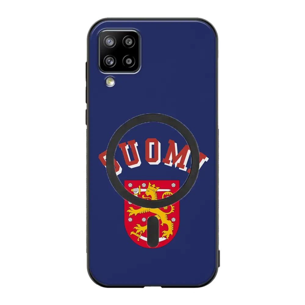 Samsung Galaxy A12 jääkiekko suojakuoret - Leijonat Suomi