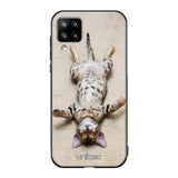 Samsung Galaxy A12 kissa suojakuoret - Relaxing Cat - Ei