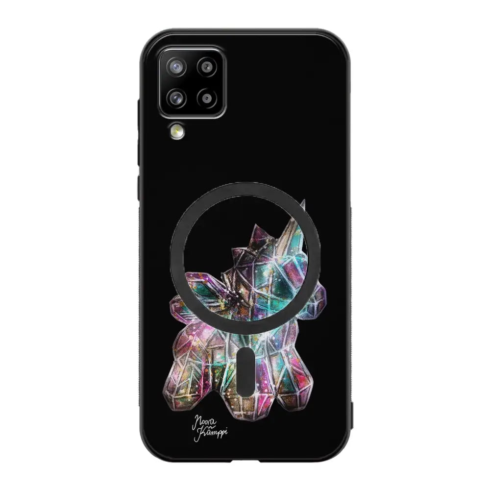 Samsung Galaxy A12 unicorn suojakuoret - Musta - Noora Kämppi