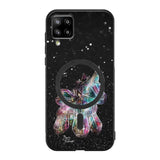 Samsung Galaxy A12 unicorn suojakuoret - Valkoinen - Noora Kämppi