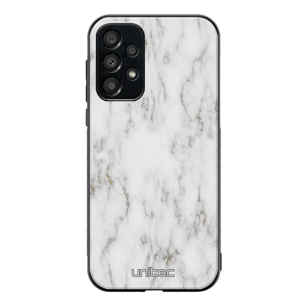 Samsung Galaxy A13 4G marmori suojakuoret - White Marble - Ei