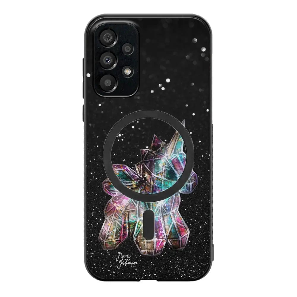 Samsung Galaxy A13 4G unicorn suojakuoret - Valkoinen - Noora Kämppi