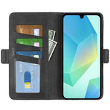 Samsung Galaxy A17 5G Lompakko suojakotelo Musta