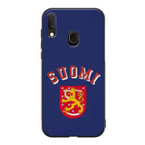 Samsung Galaxy A20e jääkiekko suojakuoret - Leijonat Suomi - Ei