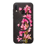 Samsung Galaxy A20e kukka suojakuoret - Pink Flowers