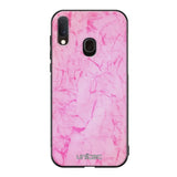 Samsung Galaxy A20e marmori suojakuoret - Light Pink Marble - Ei
