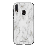 Samsung Galaxy A20e marmori suojakuoret - White Marble - Ei