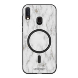 Samsung Galaxy A20e marmori suojakuoret - White Marble