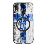 Samsung Galaxy A20e suojakuoret - Painted Finnish Flag