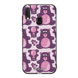 Samsung Galaxy A20e suojakuoret - Purple Teddy Bear - Ei