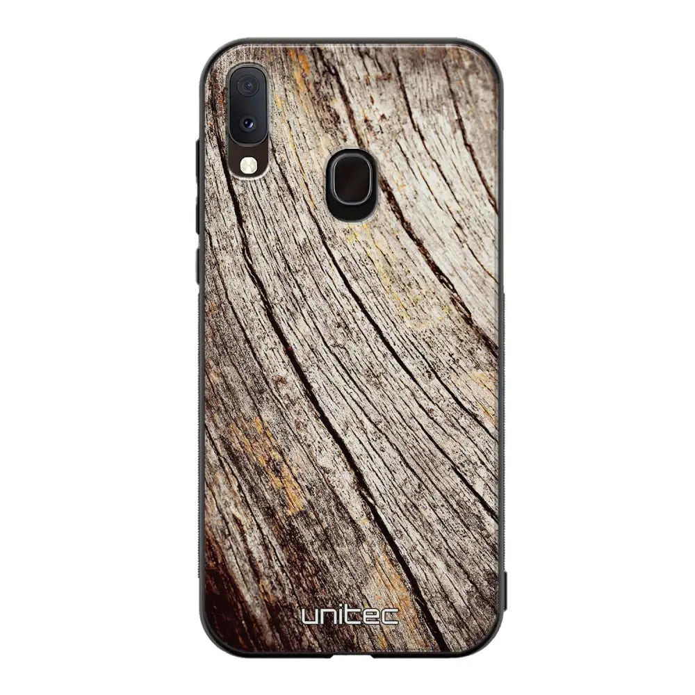 Samsung Galaxy A20e suojakuoret - Wooden Stump - Ei