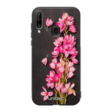 Samsung Galaxy A20s kukka suojakuoret - Pink Flowers - Ei