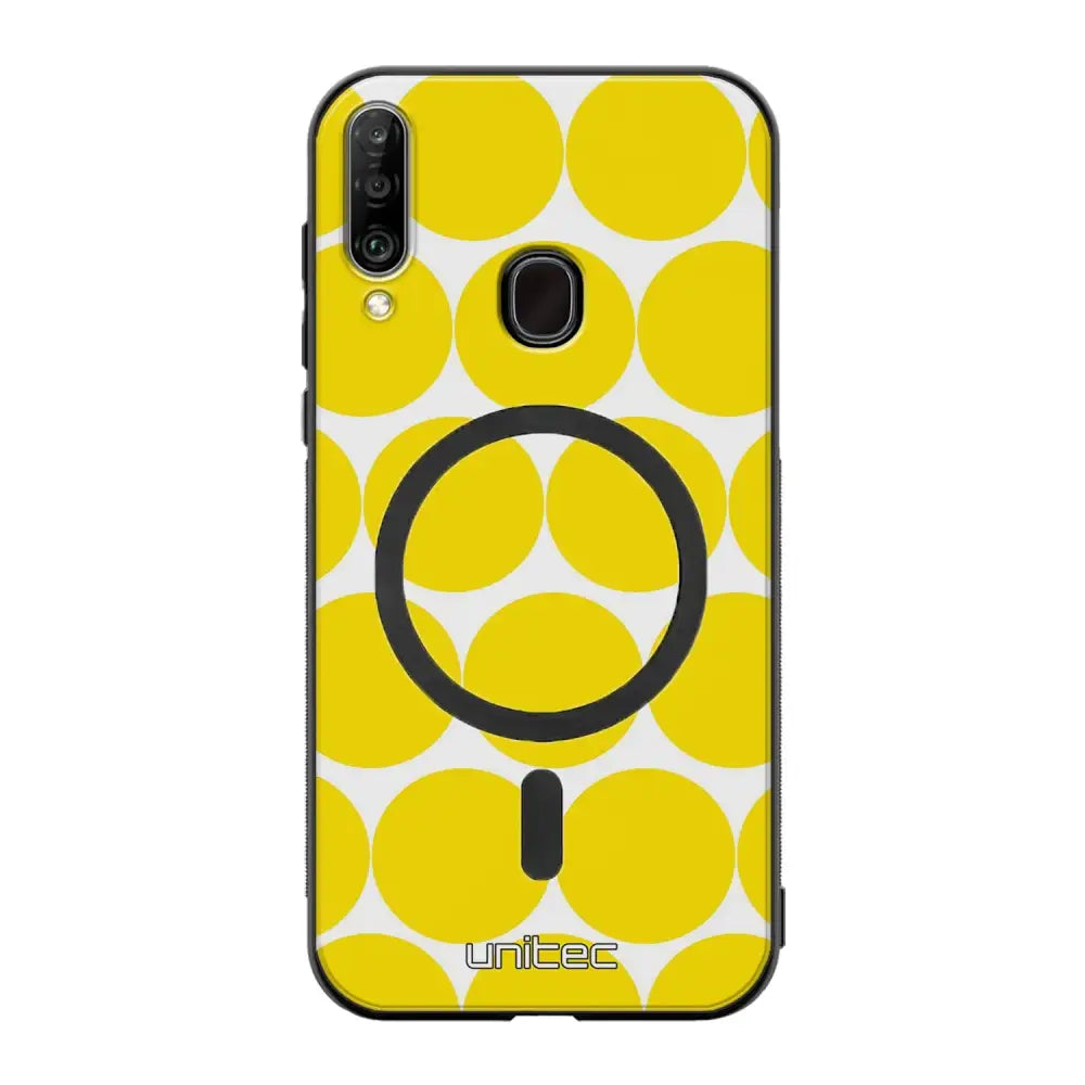 Samsung Galaxy A20s pallo suojakuoret - Keltainen Pallo