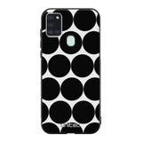 Samsung Galaxy A21s pallo suojakuoret - Musta Pallo - Ei