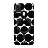 Samsung Galaxy A21s pallo suojakuoret - Musta Pallo