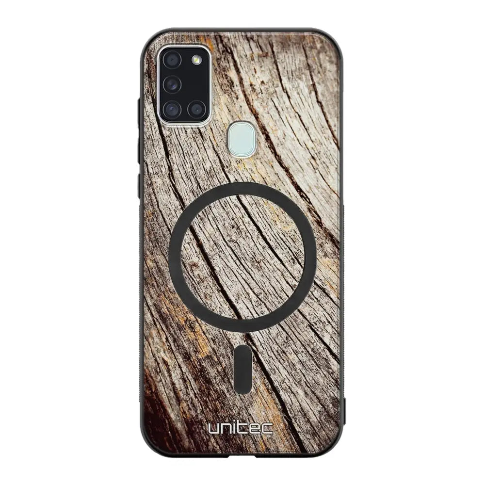 Samsung Galaxy A21s suojakuoret - Wooden Stump