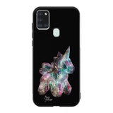 Samsung Galaxy A21s unicorn suojakuoret - Musta - Noora Kämppi - Ei
