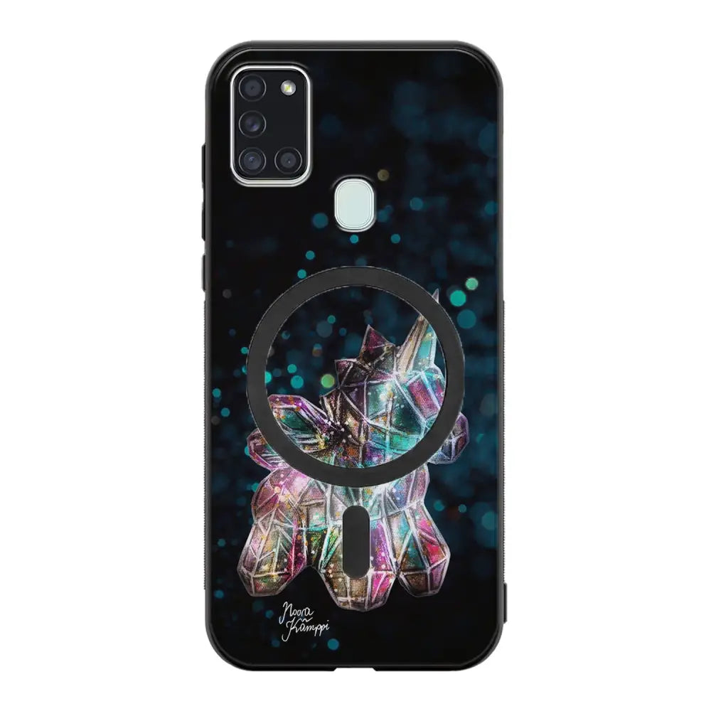 Samsung Galaxy A21s unicorn suojakuoret - Sininen - Noora Kämppi