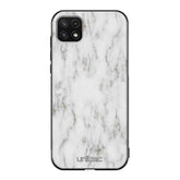 Samsung Galaxy A22 marmori suojakuoret - White Marble - Ei