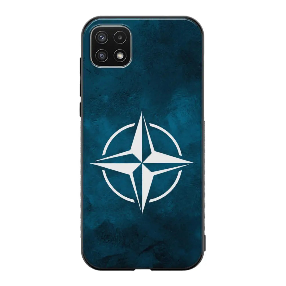 Samsung Galaxy A22 nato suojakuoret - Sininen - Ei