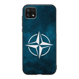 Samsung Galaxy A22 nato suojakuoret - Sininen - Ei