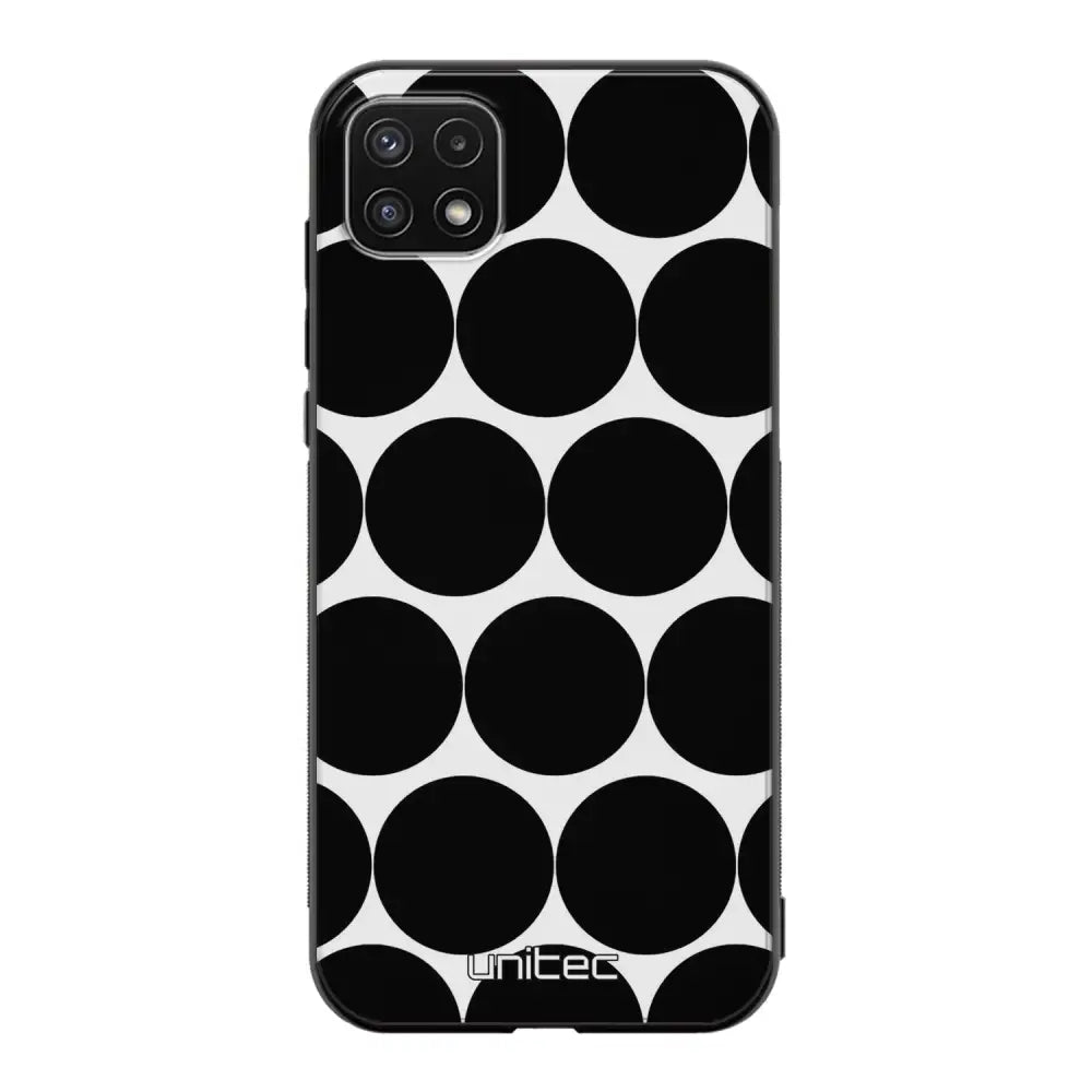 Samsung Galaxy A22 pallo suojakuoret - Musta Pallo - Ei